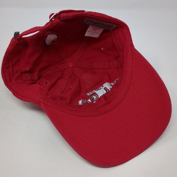 CBH All Gas No Brakes Slideback Baseball Cap Red One Size Embroidered Imperial - Picture 8 of 11